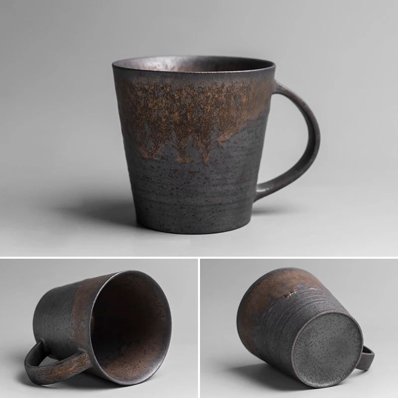 Style C(1 Mugs) LUWU в японском стиле фарфоровые чашки винтажные кофейные чашки китайские кофейные кружки Посуда для напитков - Цвет: Style C(1 Mugs)