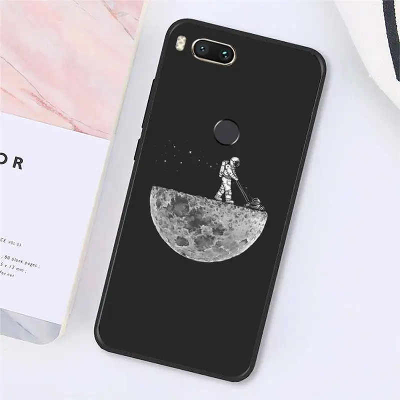 

black Cat Moon animal cute high quality Phone Case shell For Xiaomi Redmi note 7 8 9 t max3 s 10 pro lite