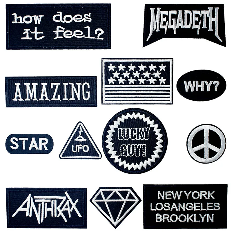 Черный девиз с надписями флаг искусственное плетение аксессуары для шитья