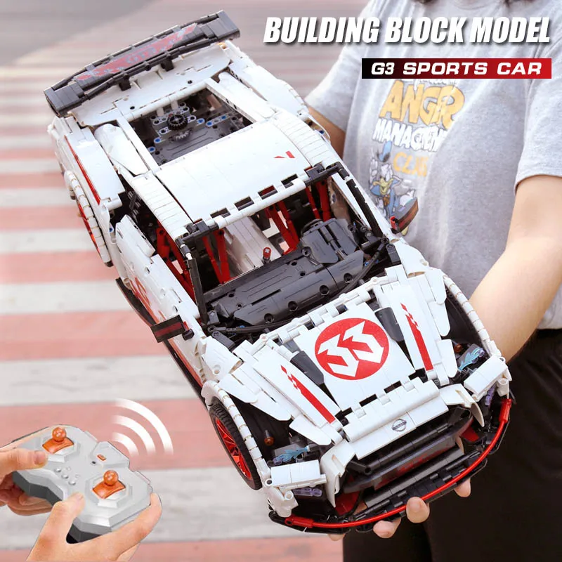 Yeshin Technic Машинки Игрушки MOC 25326 Nissan GTR R35 скоростной автомобиль набор моторных