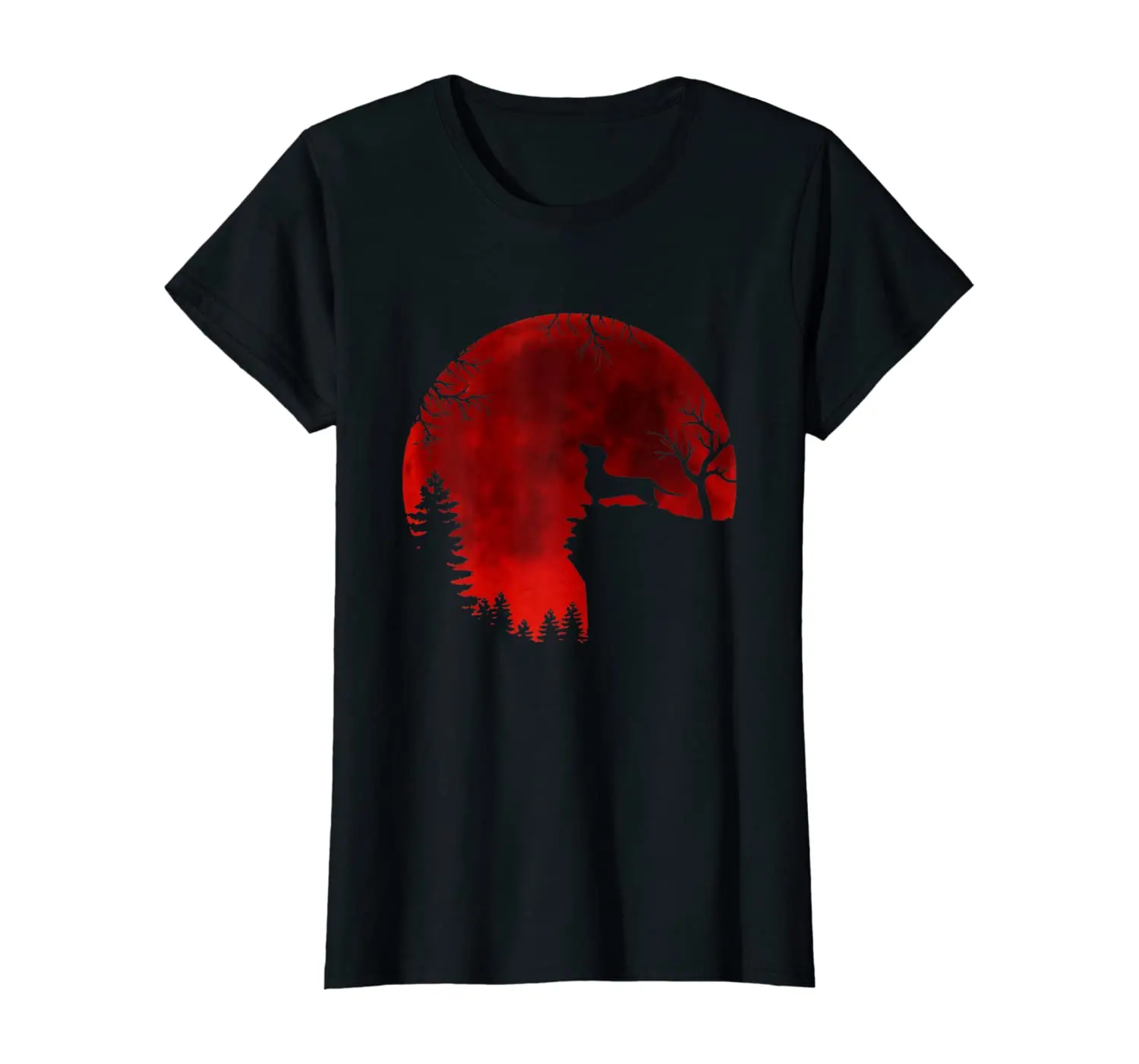 

Moon Halloween Horror Funny T-Shirt Hot Sales Summer Cool Women Tee New Breathable Pure Cotton Short Sleeve T Shirt