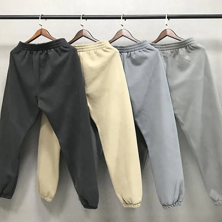

Хлопковые спортивные штаны Kanye West, сезон 6, мужские и женские однотонные свободные штаны 1:1, джоггеры на молнии с карманами, потертые брюки