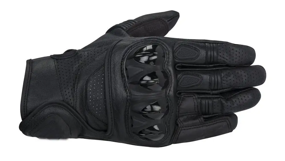 Alpine Мотокросс S1 Гонки перчатки мотоциклетные кожаные Guantes luva motociclista с жесткими