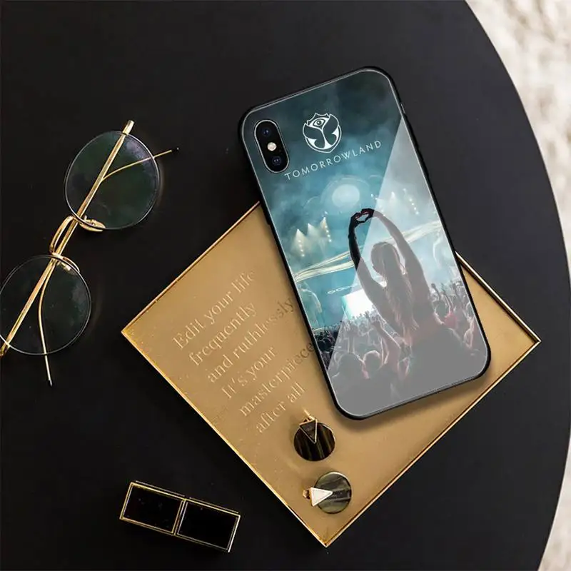 

TOMORROW For LAND Phone Case For Iphone 11 Pro XR XS MAX 8 X 7 6S 6 Plus Tempered Glass Cove Fundas