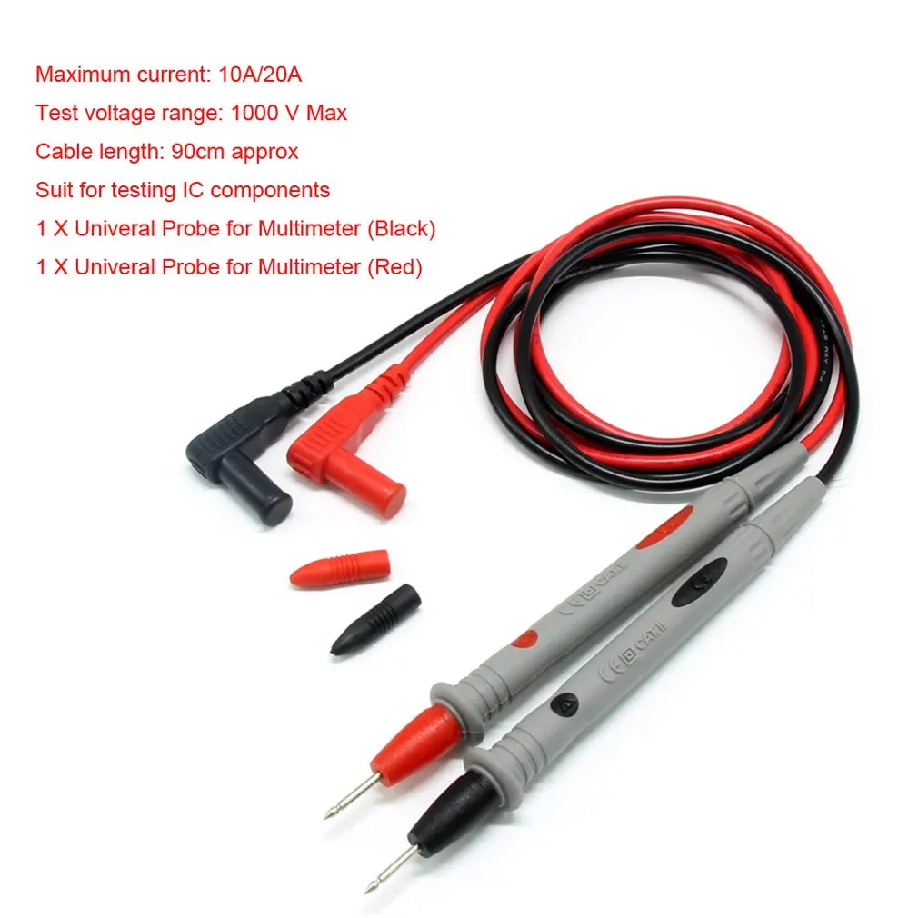 1000V Universal Multi Meter Test Pen Kabel 110CM Digitale Multimeter Lead Wire Probe 10A/20A | Инструменты