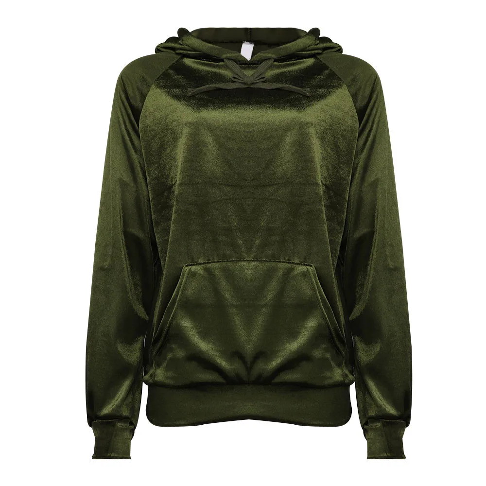 Женский Бархатный спортивный костюм толстовка с капюшоном и короткие штаны