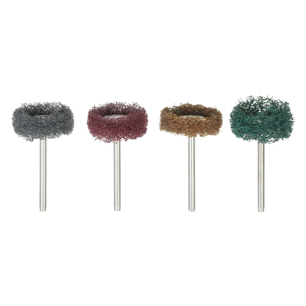 

8/12pcs Scouring Pad Abrasive Wheel Grinding Sanding Head Buffing Polishing Wheel for Accessories Tools