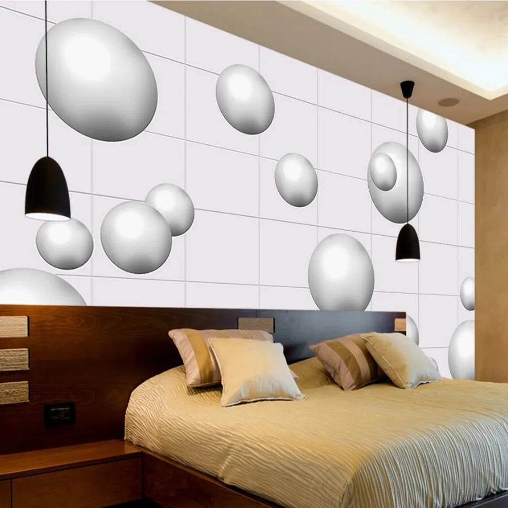 Milofi большие обои на заказ 3D простой шар изображение геометрии стерео атмосфера