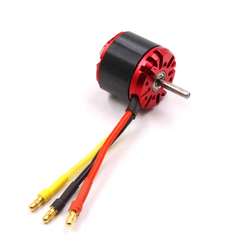 Бесщеточный мотор FATJAY с внешним ротором на радиоуправлении 3536 1050KV 4 мм диаметр