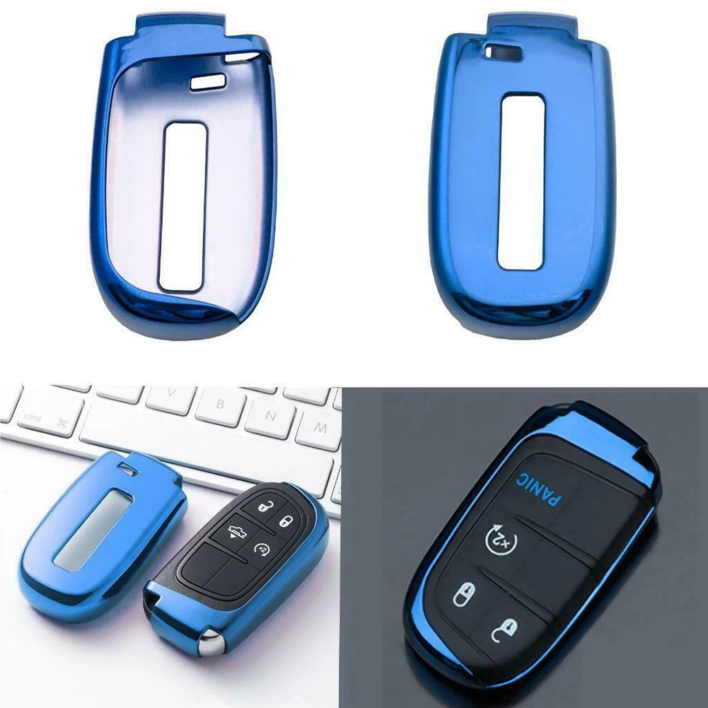 Мягкий чехол держатель для ключей из ТПУ подходит Jeep Dodge Chrysler 300 аксессуары