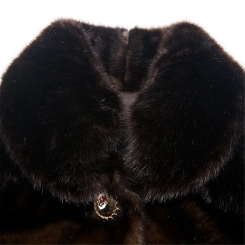 Высококачественная роскошная норковая шуба 2019 женская зимняя обувь пальто Топы