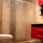 40 # пластиковая PEVA 3D Водонепроницаемая занавеска для душа прозрачная белая прозрачная занавеска для ванной Роскошная занавеска для ванной водонепроницаемая ткань