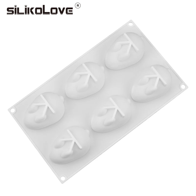 Силиконовая форма в виде пасхального кролика 3D для выпечки французского