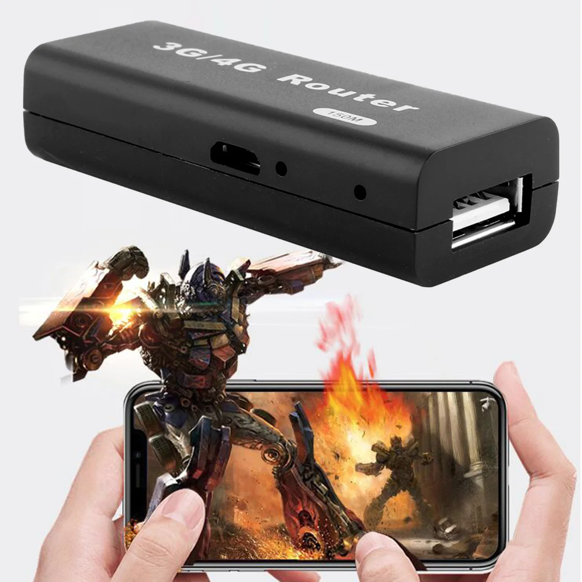 Мини-роутер SOONHUA 3G Wi-Fi RJ45 Беспроводные USB-роутеры портативный роутер 2412-2483 МГц с