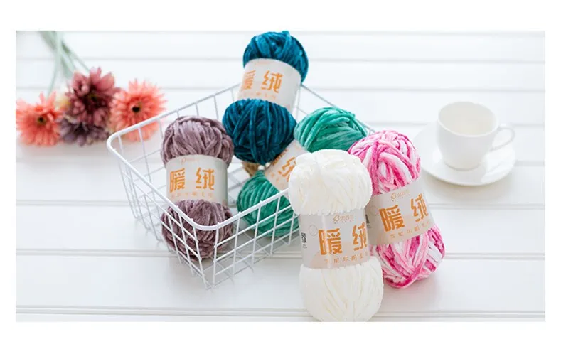 100 г снежное вязание шерстяная Толстая теплая пряжа ручной работы сделай сам для