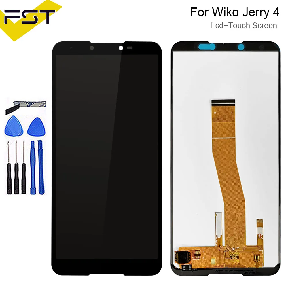 ЖК-дисплей для Wiko jerry / Jerry 2 3 4 кодирующий преобразователь сенсорного экрана в
