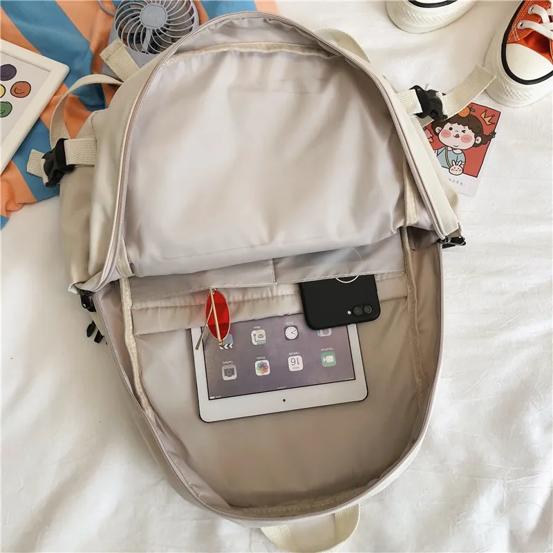 2020 вместительная школьная сумка в стиле инструментов Женский студенческий