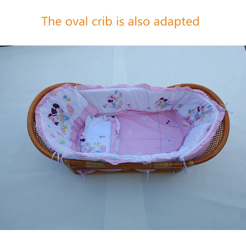 5 шт./компл. дышащее детское постельное белье бампер детский хлопковый комплект