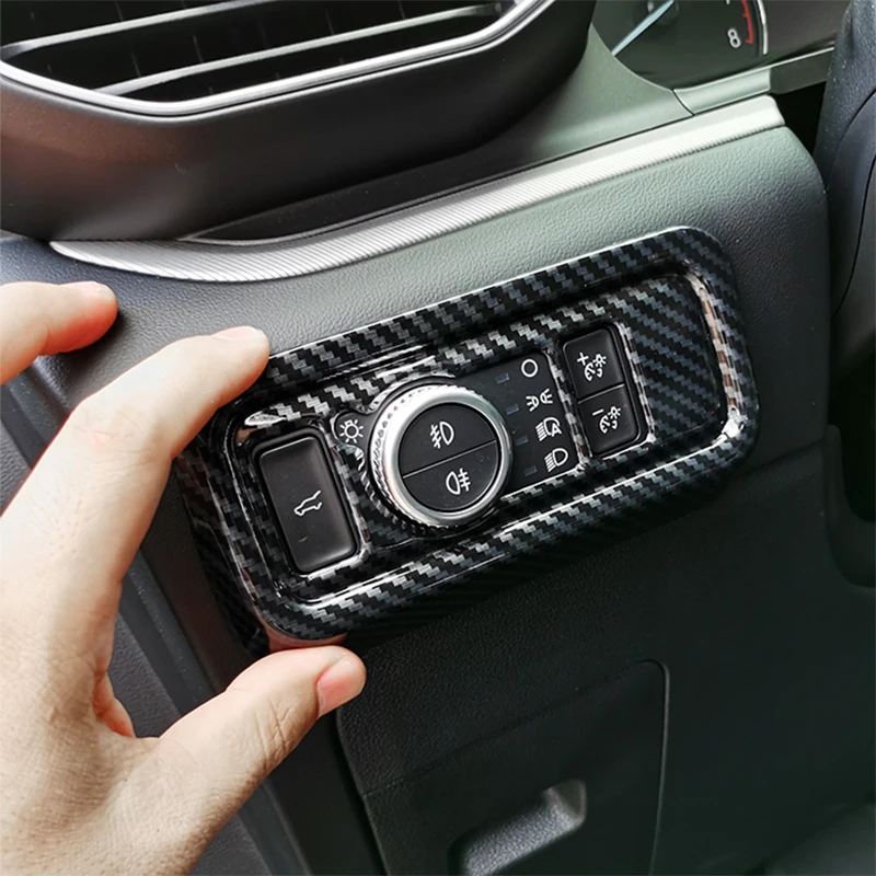 

Car Styling For Ford Explorer U625 2020 Car Headlight Switch Sequins Trim Multi-function Button Sequin Sticker Auto Accessories