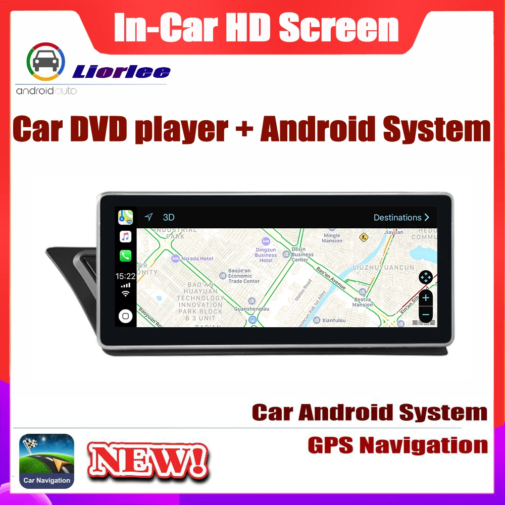 Обновленная Автомобильная Мультимедийная система Android для Audi A4 2009-2015 сенсорный