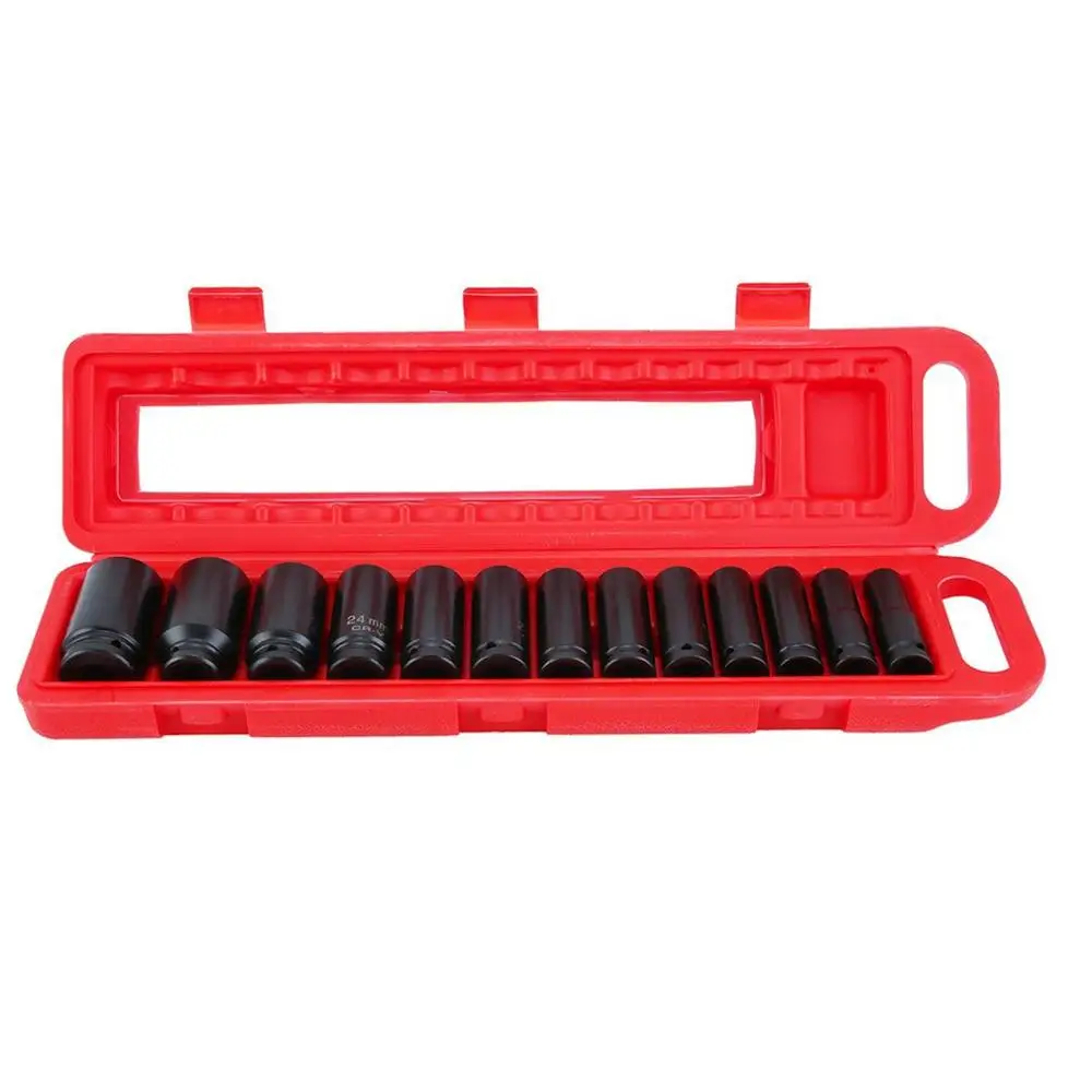 12 точечная ударная Втулка набор профессионального качества 1/2 &quotПривод глубокая