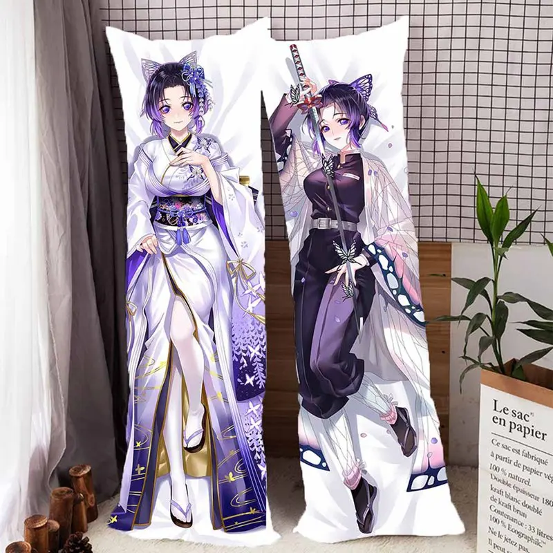 Демон убийца бабочка ниндзя манга Dakimakura кохау Shinobu обниматься средства ухода за