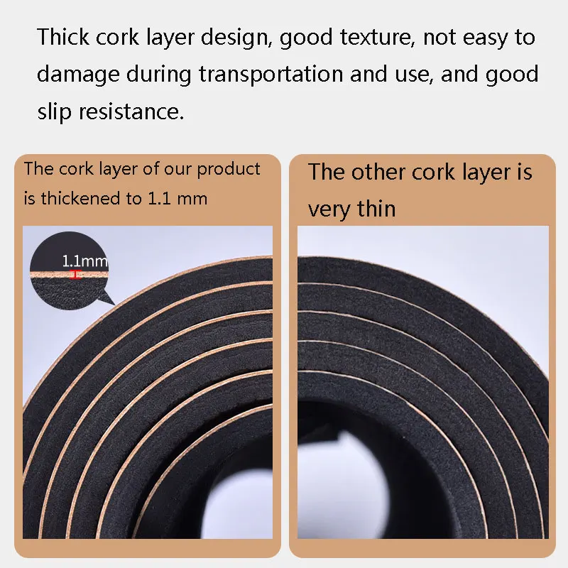 

1830*650*7mm TPE Corkwood Yoga Mats Blanket Widen Thicken Sports Cork Pads Anti-wear Anti Skid Pilates Fitness Phellem Yoga Mat