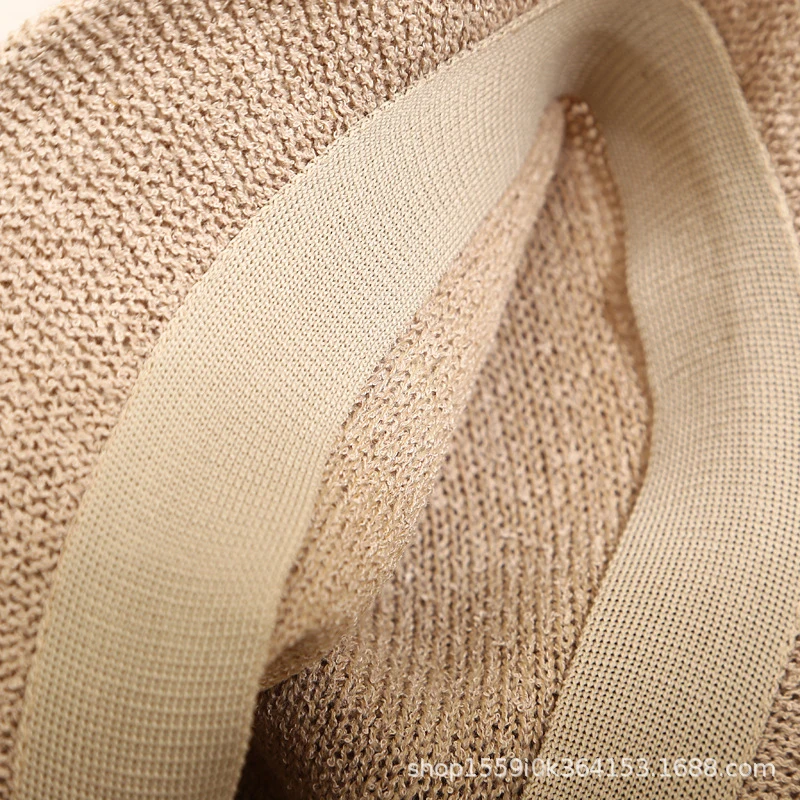 Панама женская из хлопка и льна вязаная шапка в стиле Харадзюку уличная Кепка для