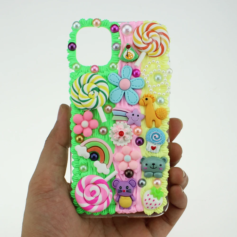 

New kawaii Lollipop phone case for iphone 11 12 13 pro max mini 7 8 plus x xs xr se2020 xsmax apple cover woman noble gorgeous