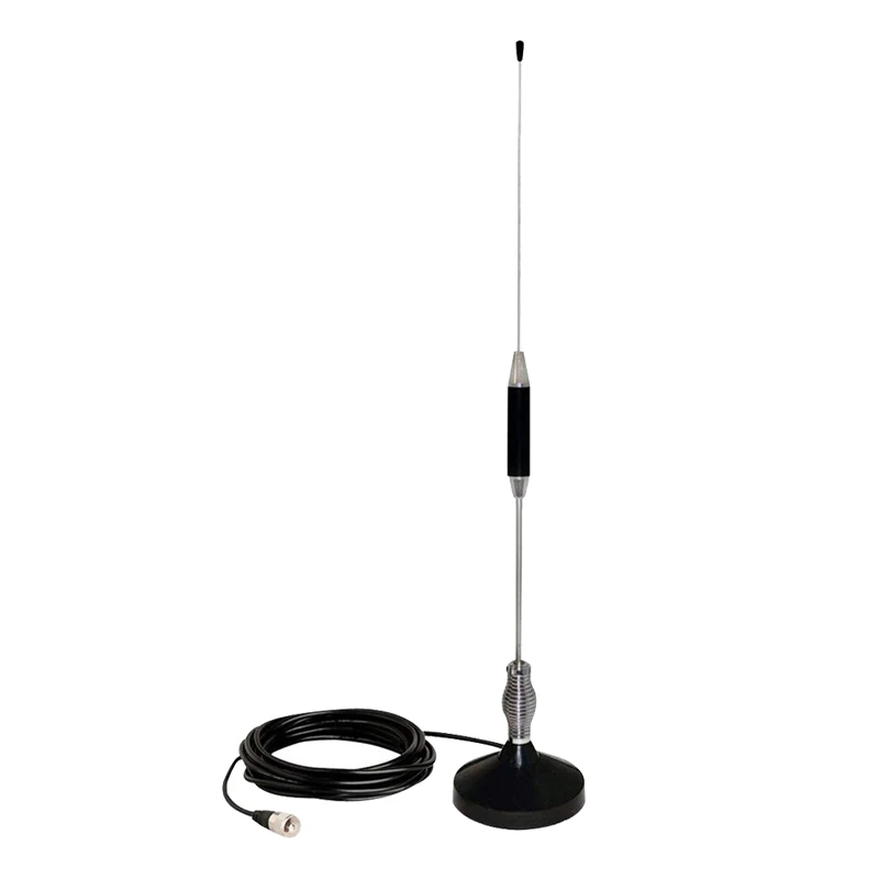 27MHz high gain CB Radio Antenna with 5 meters feeder Cable Heavy Duty Magnet Mount Mobile / Car Radio