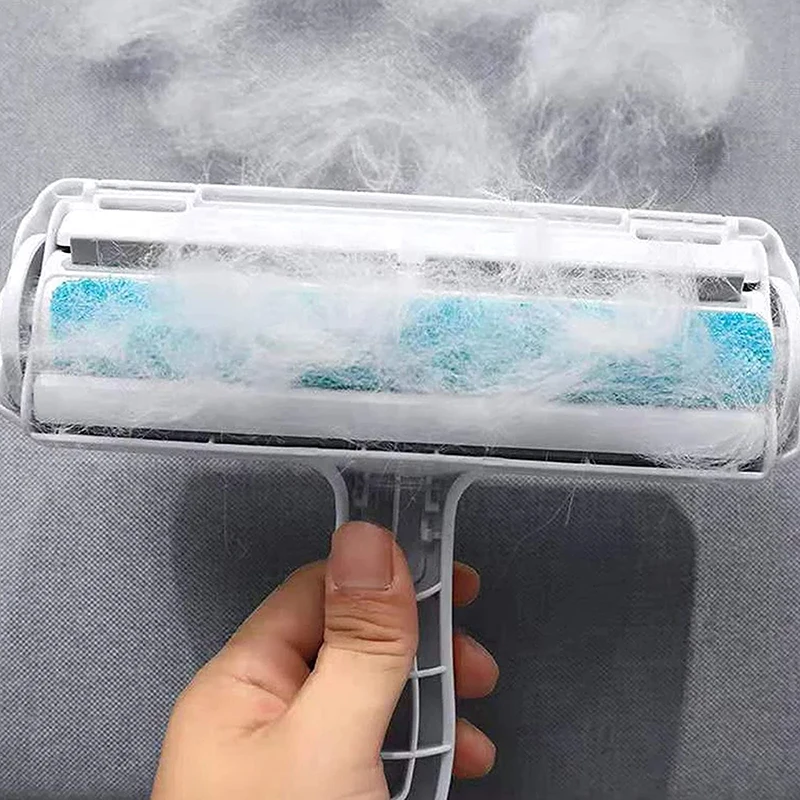 

Manual Cat Lint Sticking Roller Reusable Pet Hair Cleaner Durable Carpet Brush Suck Hair Home Dirty Collector Household Supplies