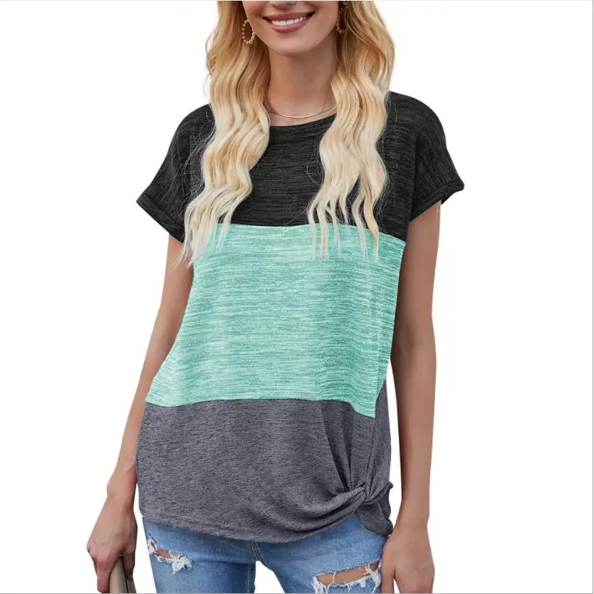 

2021 Summer Basic Pullovers Women's Oversized T-shirt Fashion Casual O Neck Short-sleeved T-shirts Tops Loose Blouses Tees Shirt