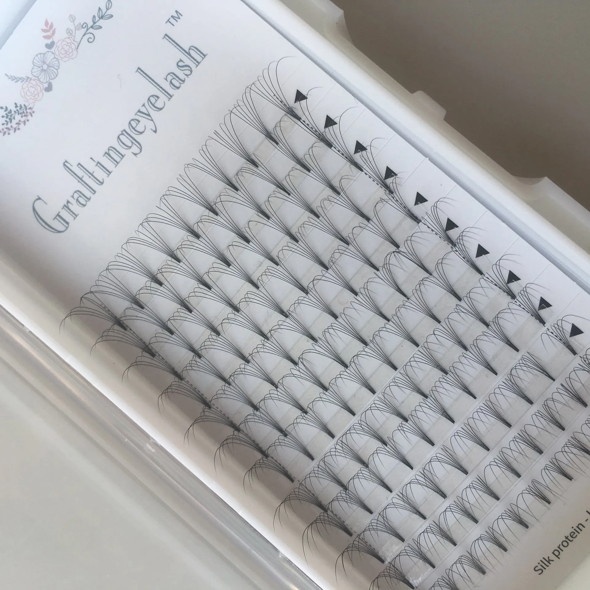 DORADOSUN 12 рядов отдельных ресниц 5D Новое поступление новый белковый шелк накладные