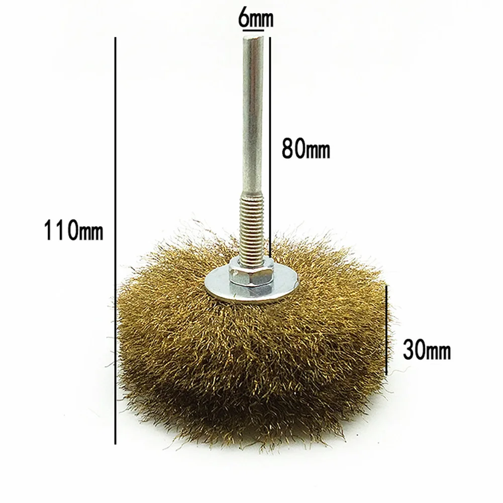 

Wheel Copper wire brush For Mini Drill Polishing Brush For wood carving