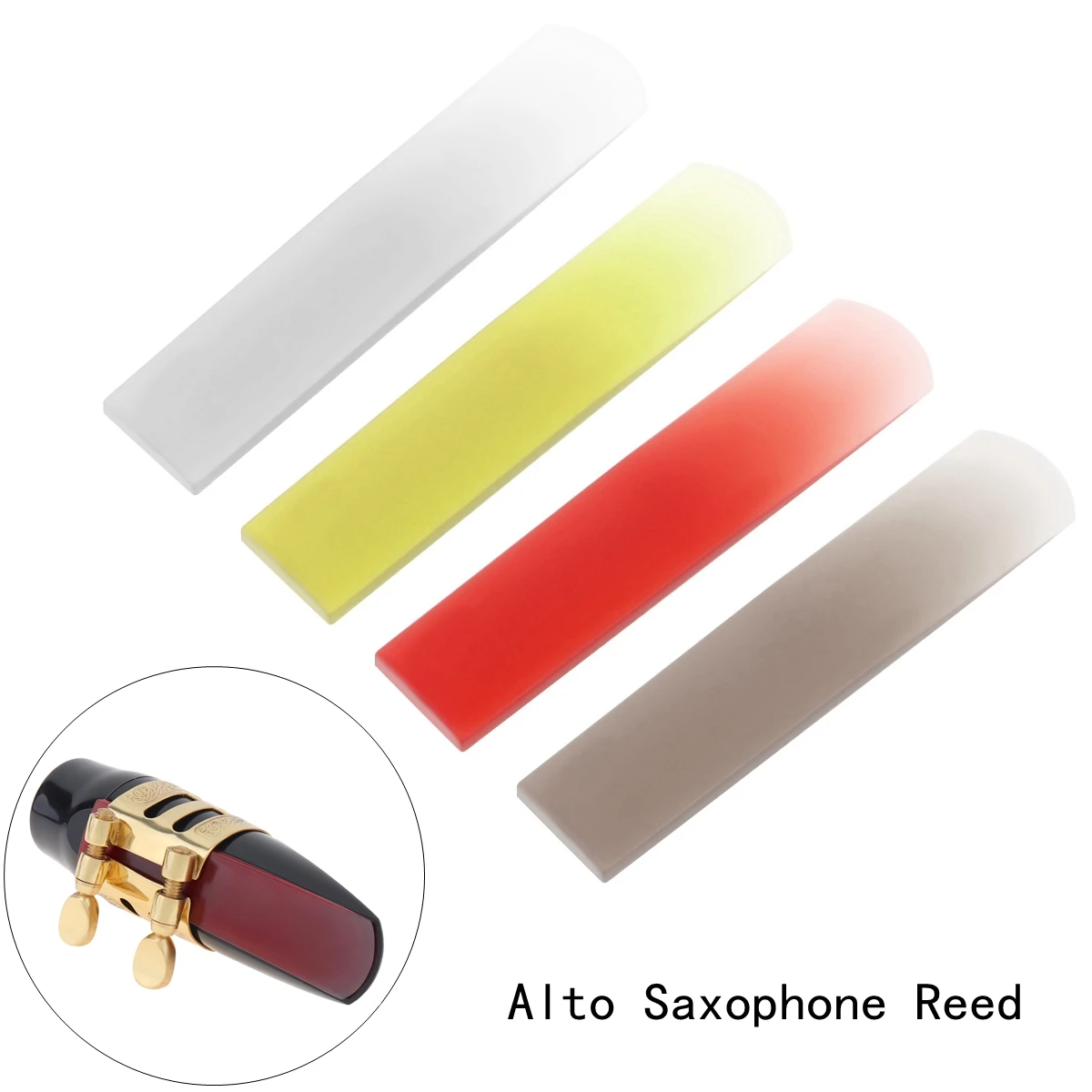 

1pcs Alto Saxophone Reed Sax Resin Reed Strength 2.5 4 Colors Optional Saxophone Accessories
