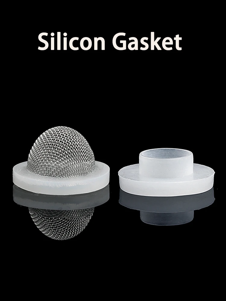 Белое черное резиновое кольцо 1/2 дюйма 3/4 1 дюйм силиконовое плоское