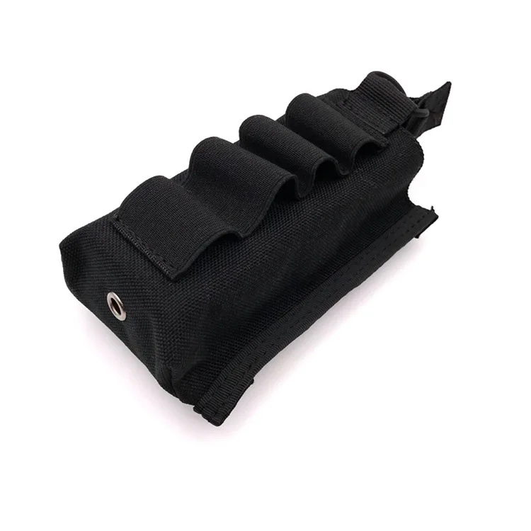 Magazine Holder 1PC Tactical Molle Compatible Single Stacker Open-Top pistol Mag Pouch With 4 Rounds 12G Shotshell For M4 | Спорт и
