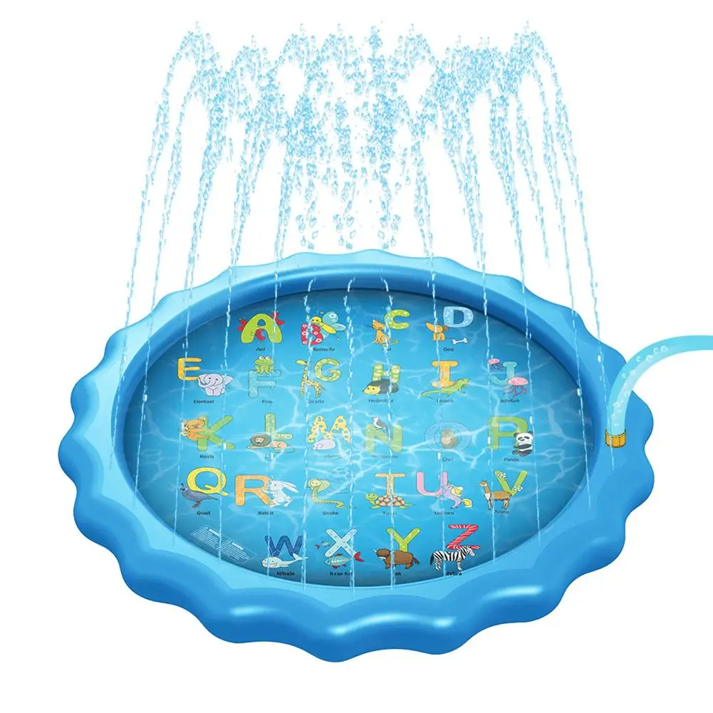 

Summer Outdoor Spray Water Cushion PVC Inflatable Spray Water Toys For Children Play Water Mat Games Beach Lawn Sprinkler Pads