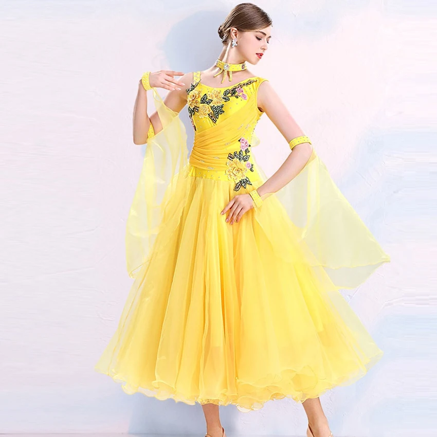 Платье для бальных танцев стандартные танцевальные платья костюм соревнований
