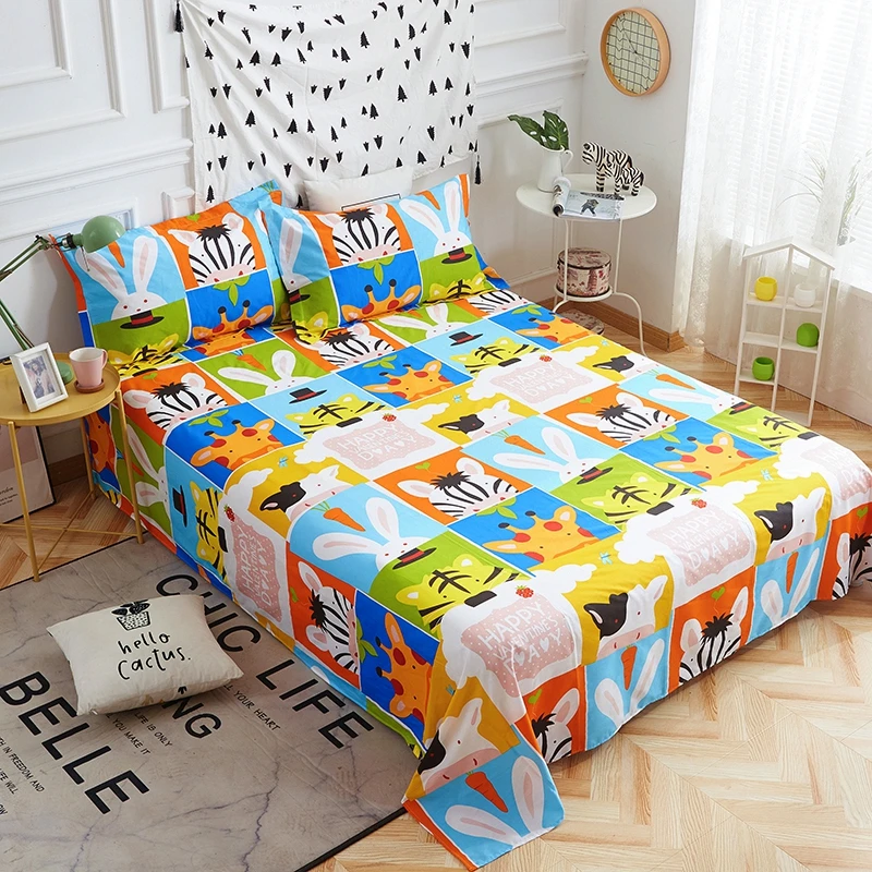 Мультфильм квадратный животные Домашние тапочки с изображением головы плоский