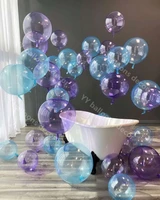 10pcs 10182432 macaron blue purple globa balloon helium inflatable bobo balloons wedding birthday baby shower decoration