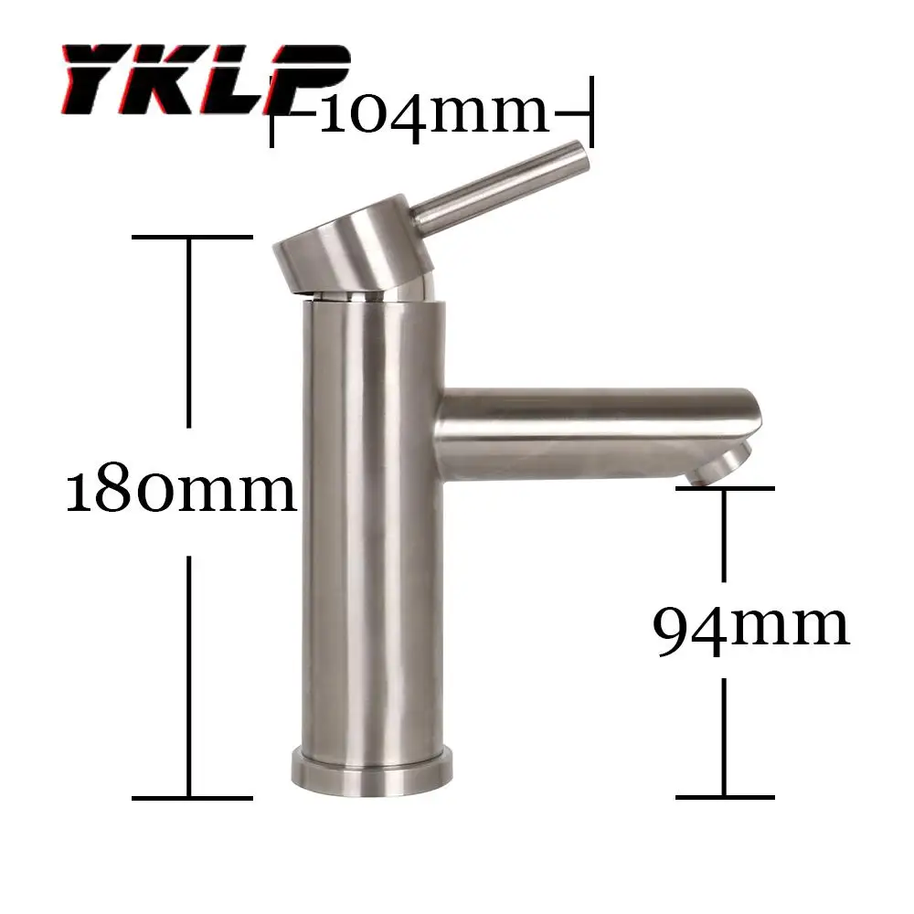 Кран для ванной комнаты кран холодной и горячей воды раковины с одной ручкой на