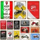 Винтаж мотоциклетные брендовые Винтаж жестяная вывеска металлический знак декоративная табличка Настенный декор гараж Берлога клуб украшения YL026