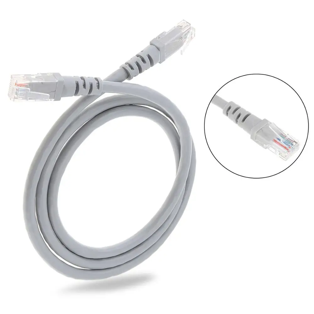 Кабель Ethernet CAT6 из чистой меди высокой скорости 8P8C Круглый провод RJ45 сетевой