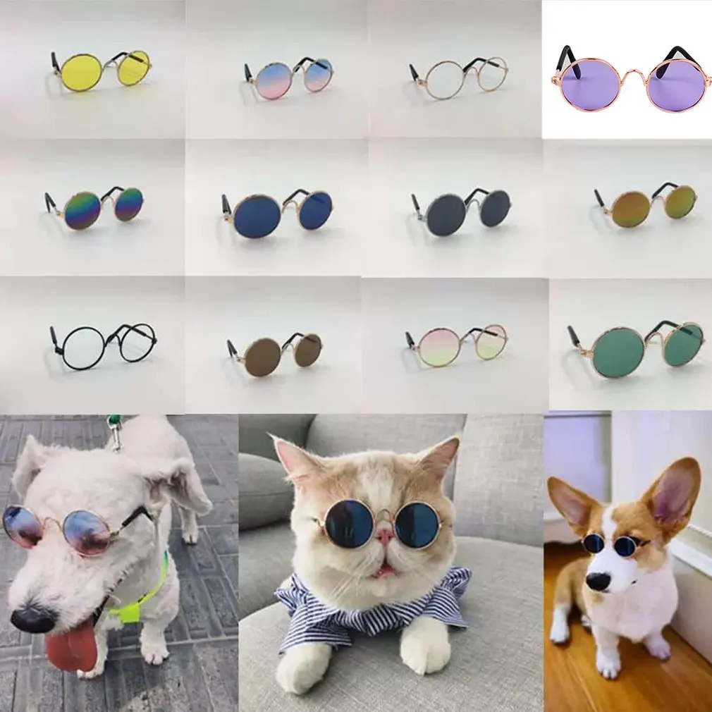 1 шт. милые кошачьи очки собачьи товары для животных игрушки собак солнцезащитные