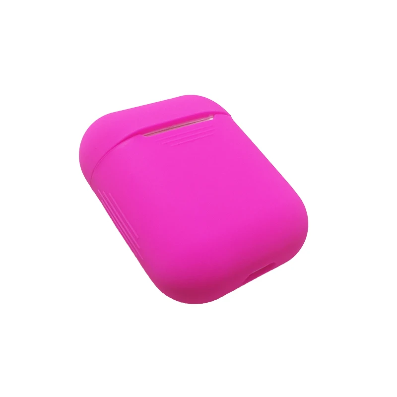 Pink Мультяшные беспроводные bluetooth наушники чехол для Apple Airpods 1 2 Симпатичные Силиконовые Мягкие коробки гарнитура оболочка для Airpods защитный чехол - Цвет: Pink