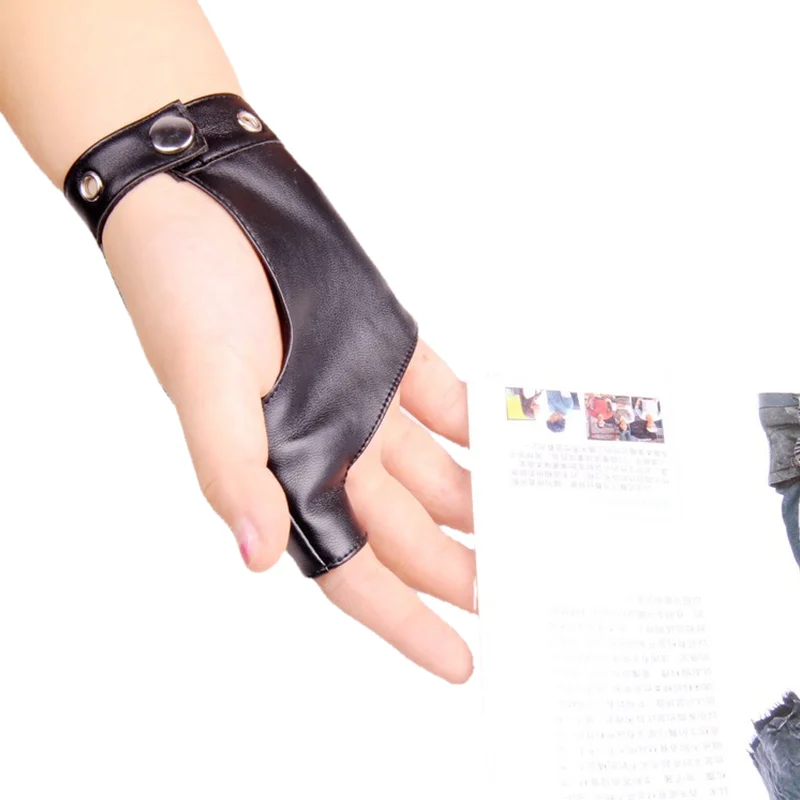 Новые стильные унисекс женские и мужские варежки из искусственной кожи с