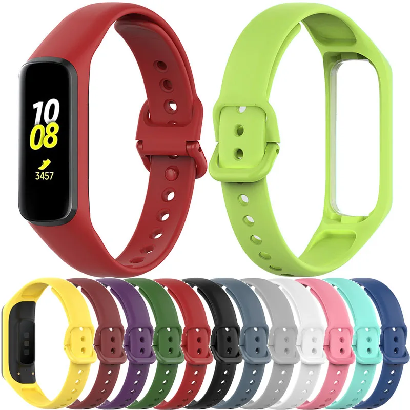 

Silicone Watchband Strap for Samsung Galaxy Fit 2 SM-R220 Bracelet Band Fashion Sport Replacement Wristband correa Accessories