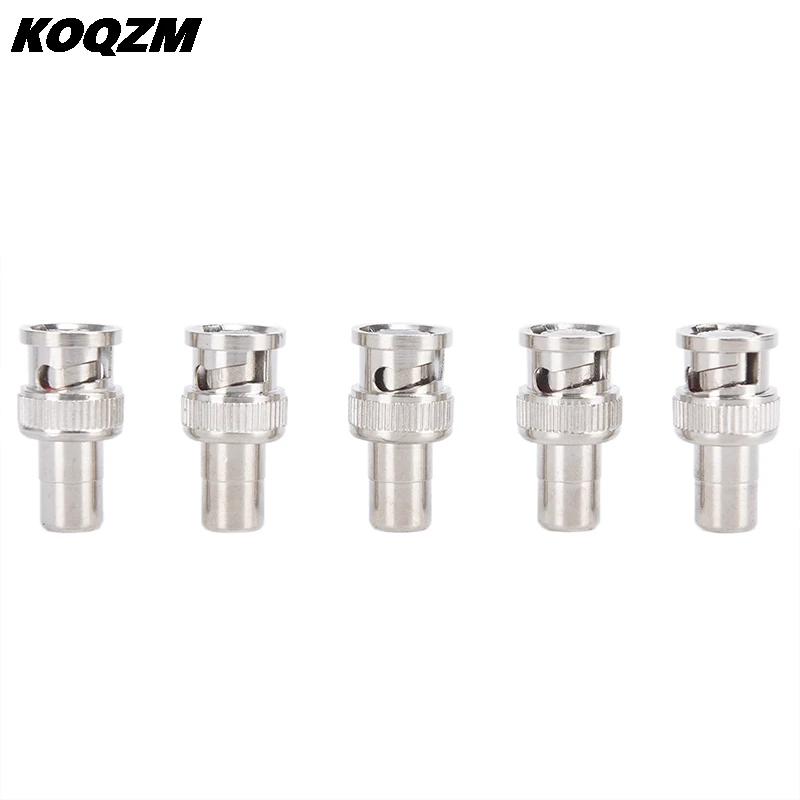 

5Pcs BNC Male to AV RCA Female Coax Coaxial Connector Adapter for CCTV Camera