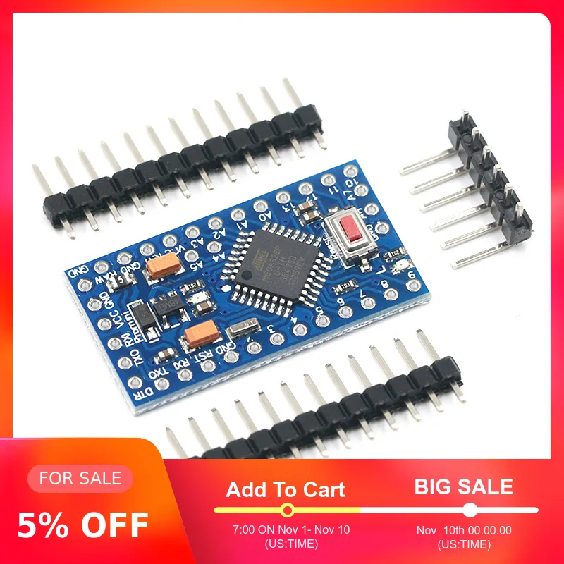 ATMEGA328P Pro Mini 328 мини ATMEGA328 3 V/8 MHZ 5 V/16 MHz для Arduino |